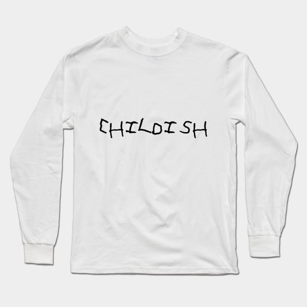 Childish (Black) Long Sleeve T-Shirt by OvercomingTheOdds